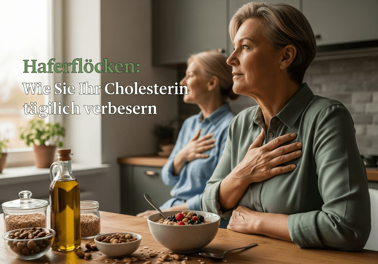 Haferflocken: Wie Sie Ihr Cholesterin täglich verbessern